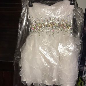 White puffy homecoming dress!